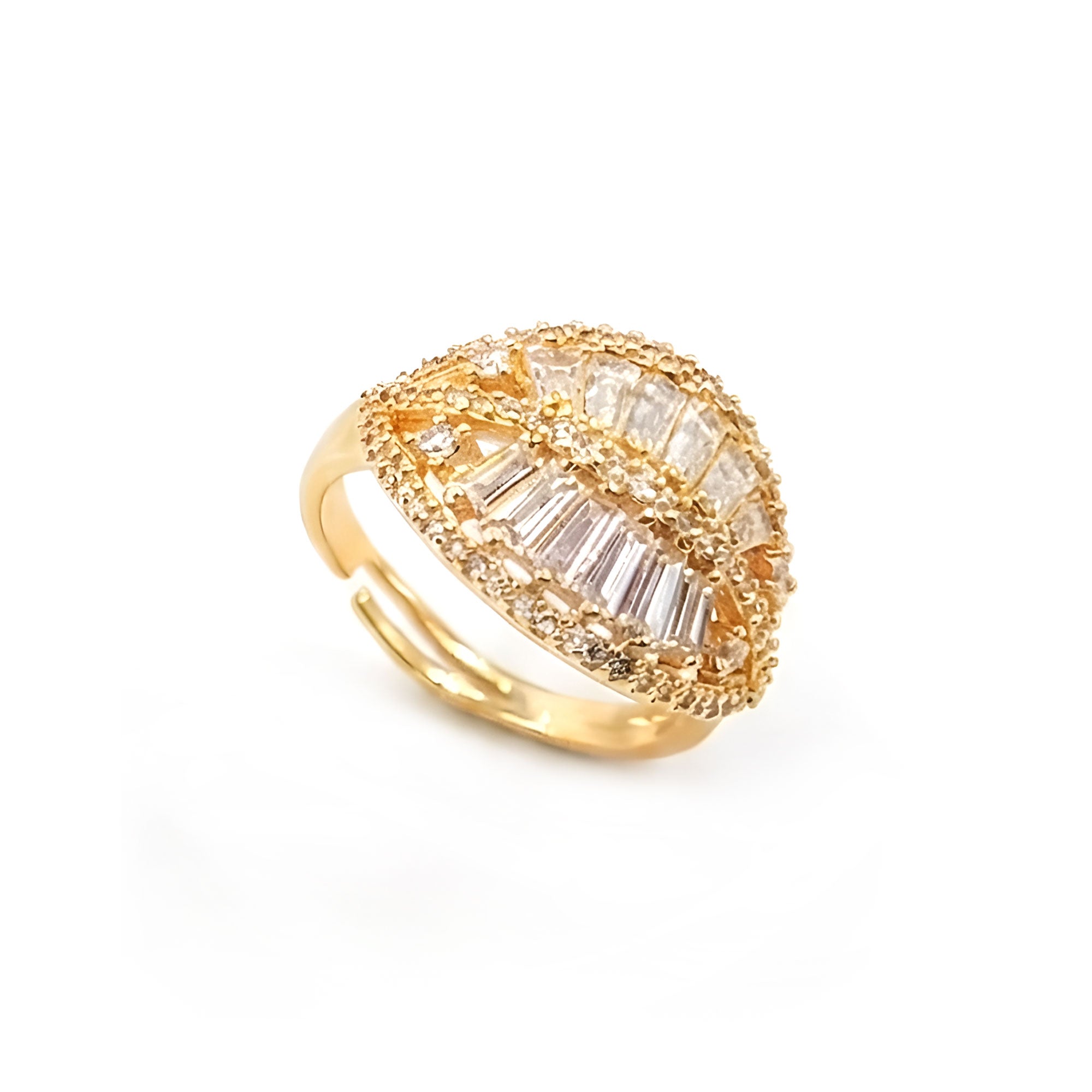 Artklim Gold-Plated Aurelia Glow Anti-Tarnish Ring