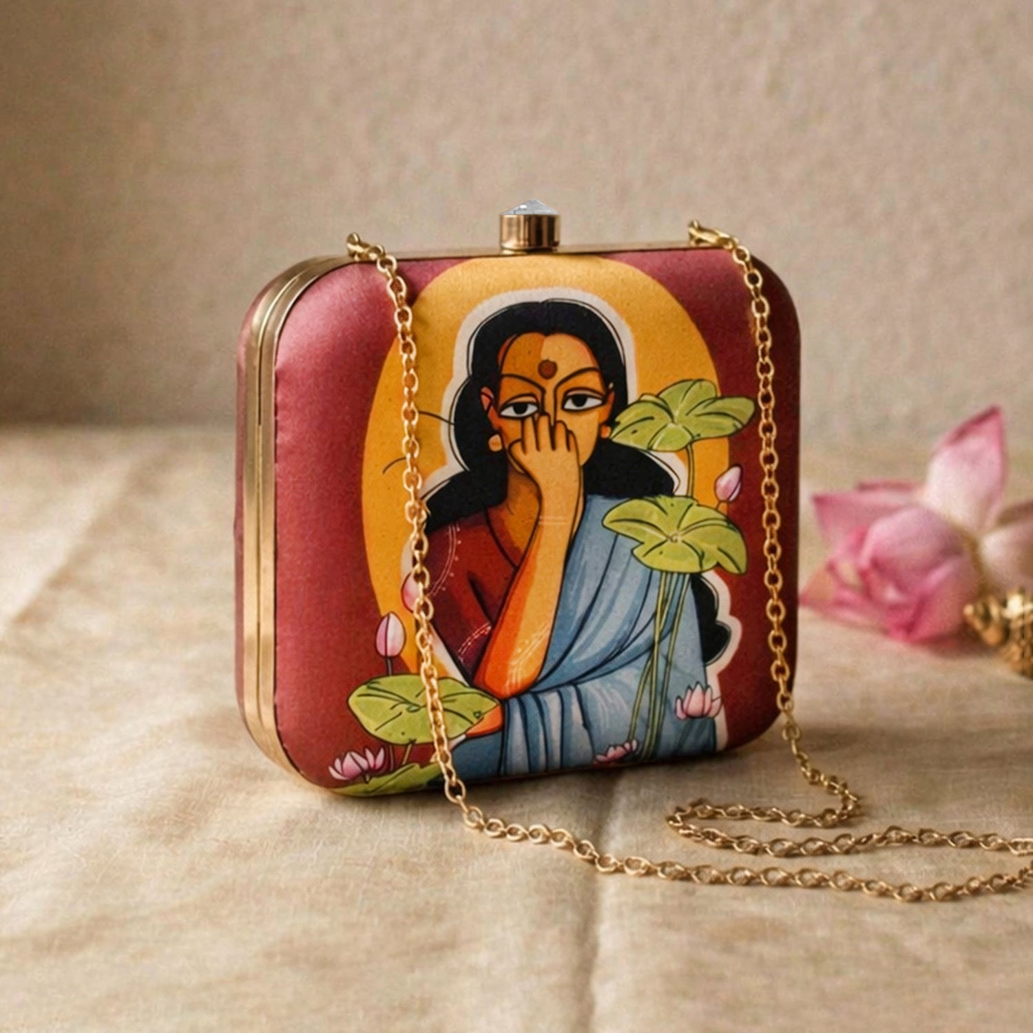 Artklim Modern Myth A Story in Colors Printed Clutch
