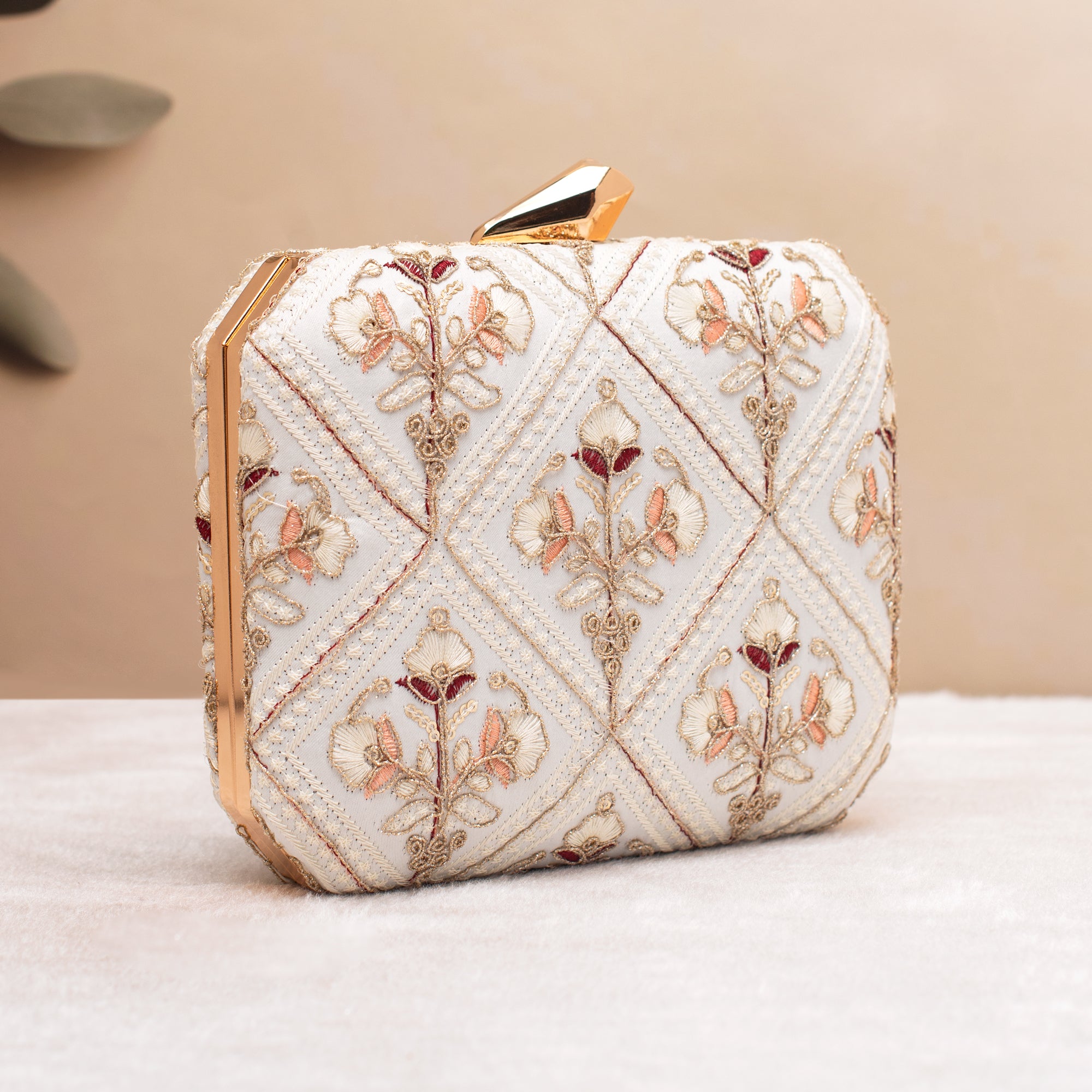 Artklim Mirror Mandala Embroidery Clutch