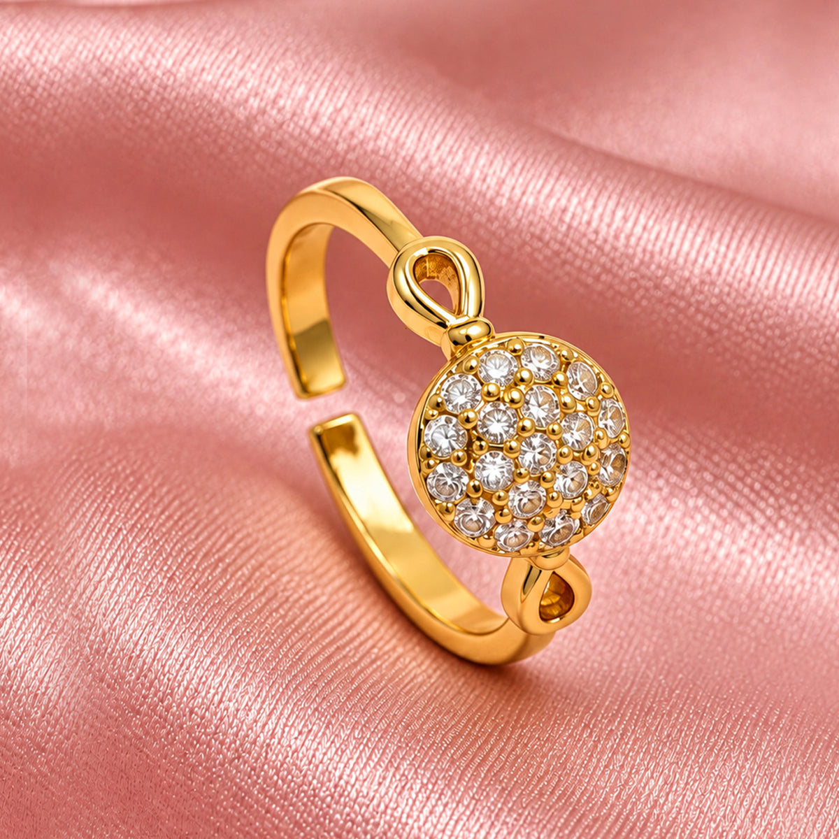 Artklim Mystic Charm Gold-Tone Anti-Tarnish Ring