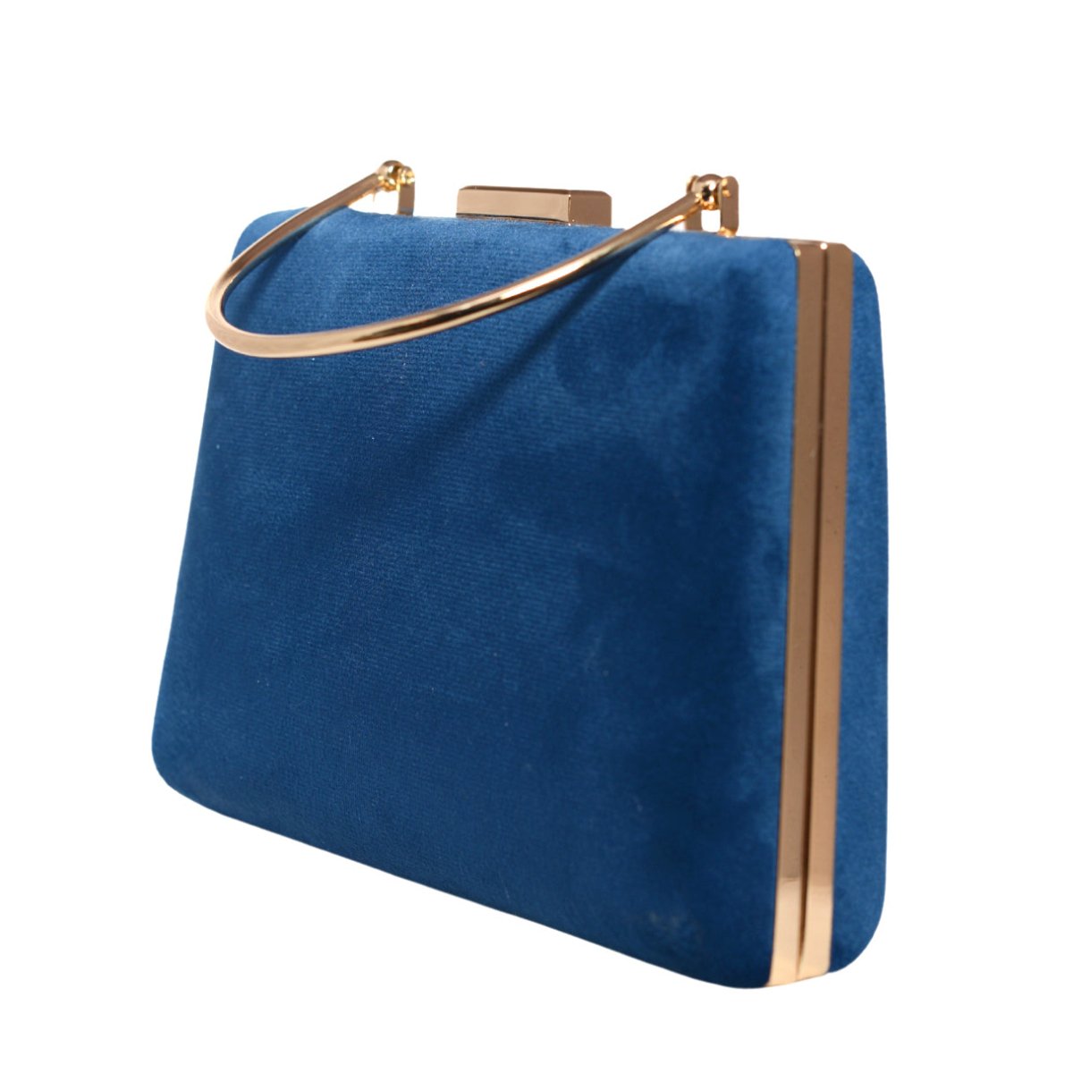 Blue Fabric Clutch
