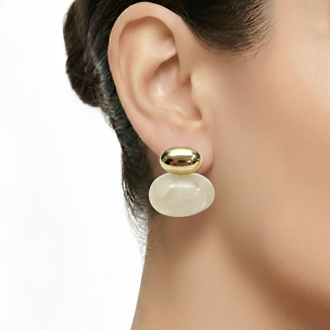 Artklim Anti-Tarnish Gold Plated Long Drop Earrings For Women