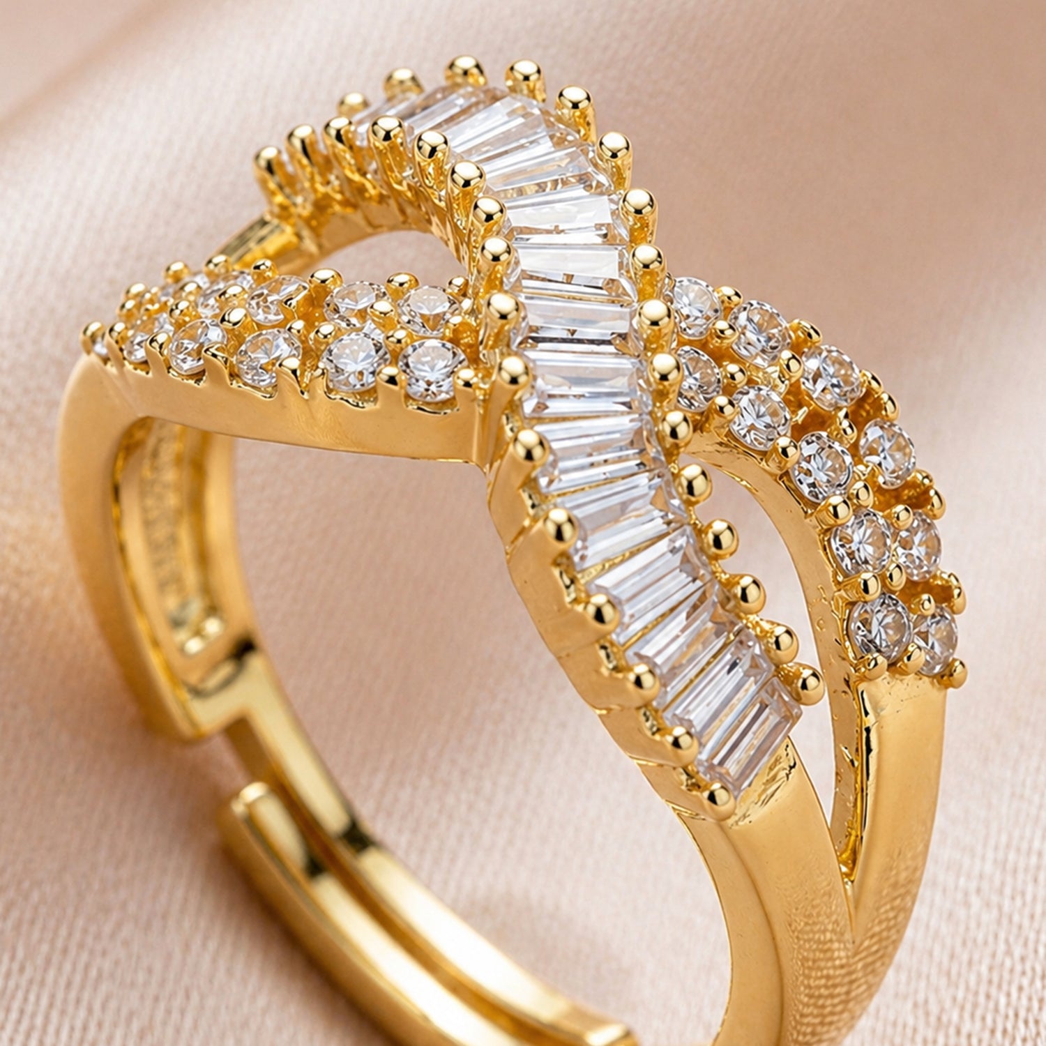 Artklim Classic Gold Finish Anti-Tarnish Ring