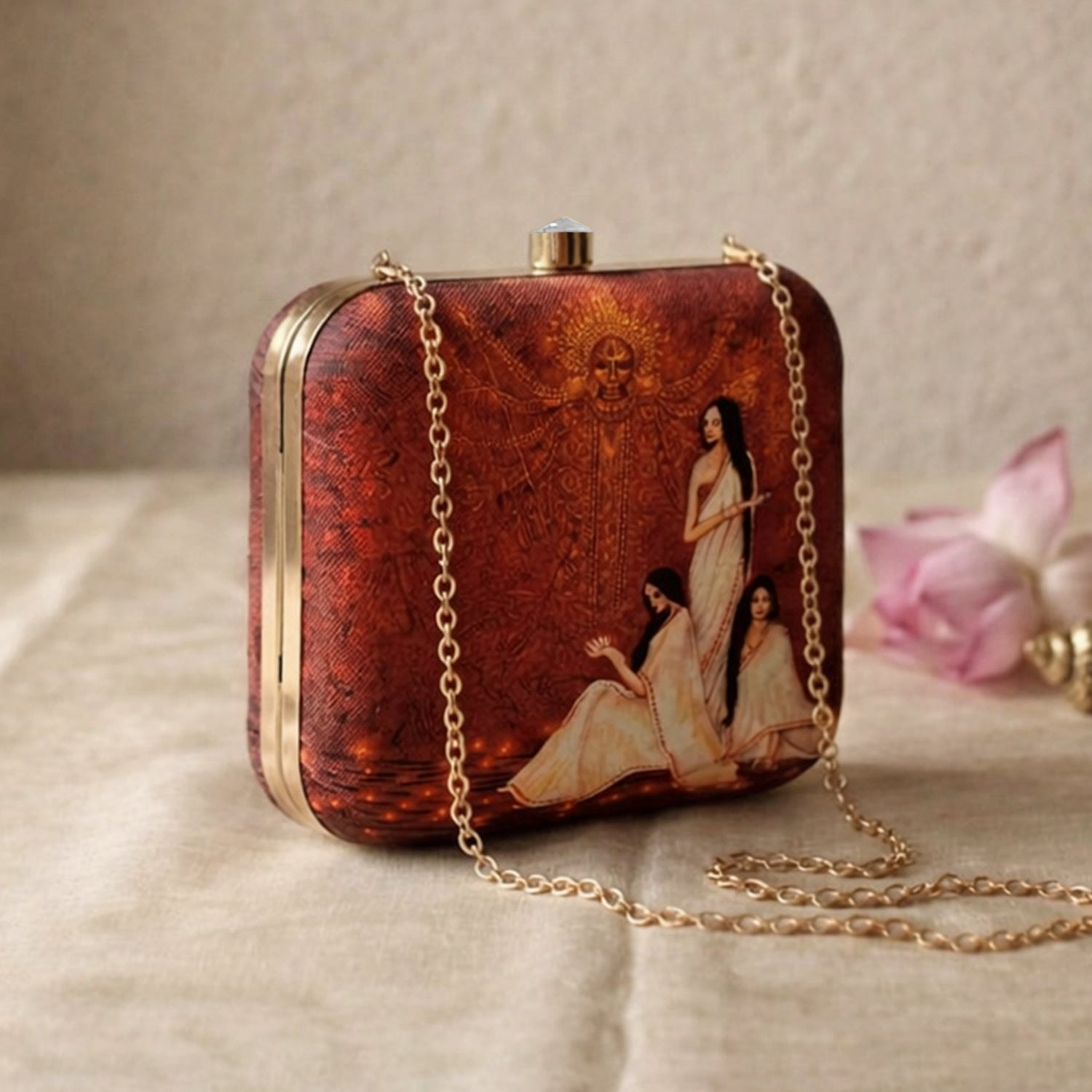 artklim Divine Feminine Radiance Clutch printed