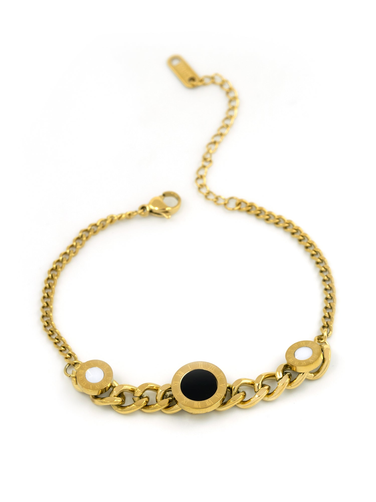 Artklim Gold Plated Anti Tarnish  Chunky Chain Bracelet