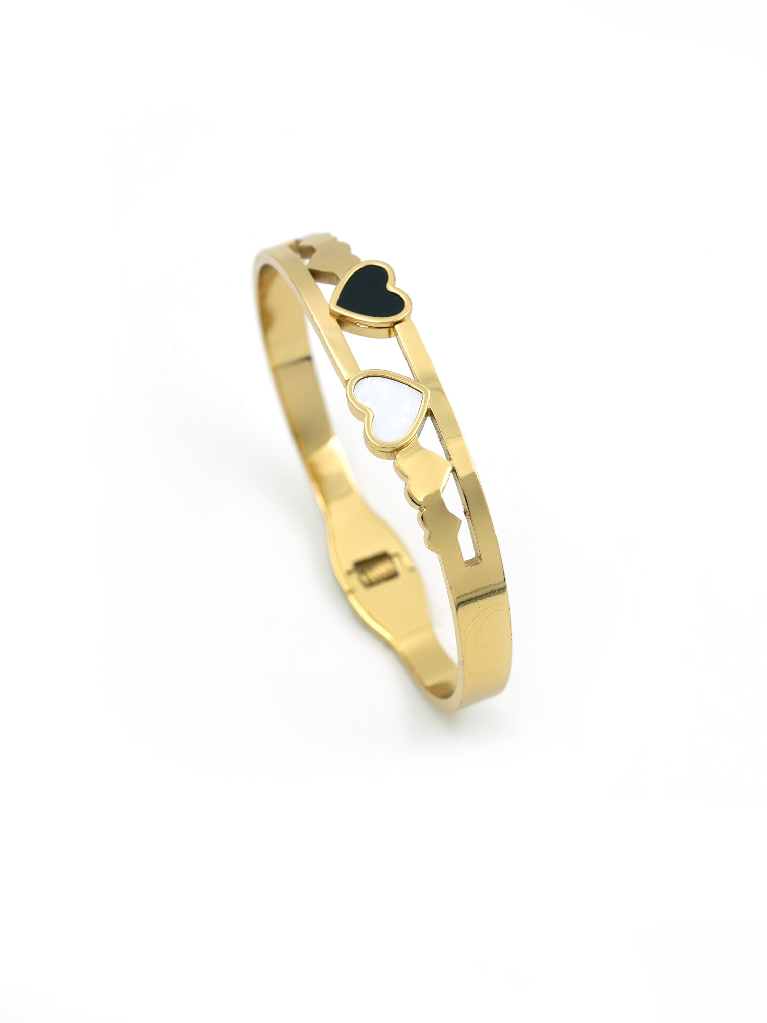 Artklim Gold Plated Eternal Hearts Anti Tarnish Bracelet