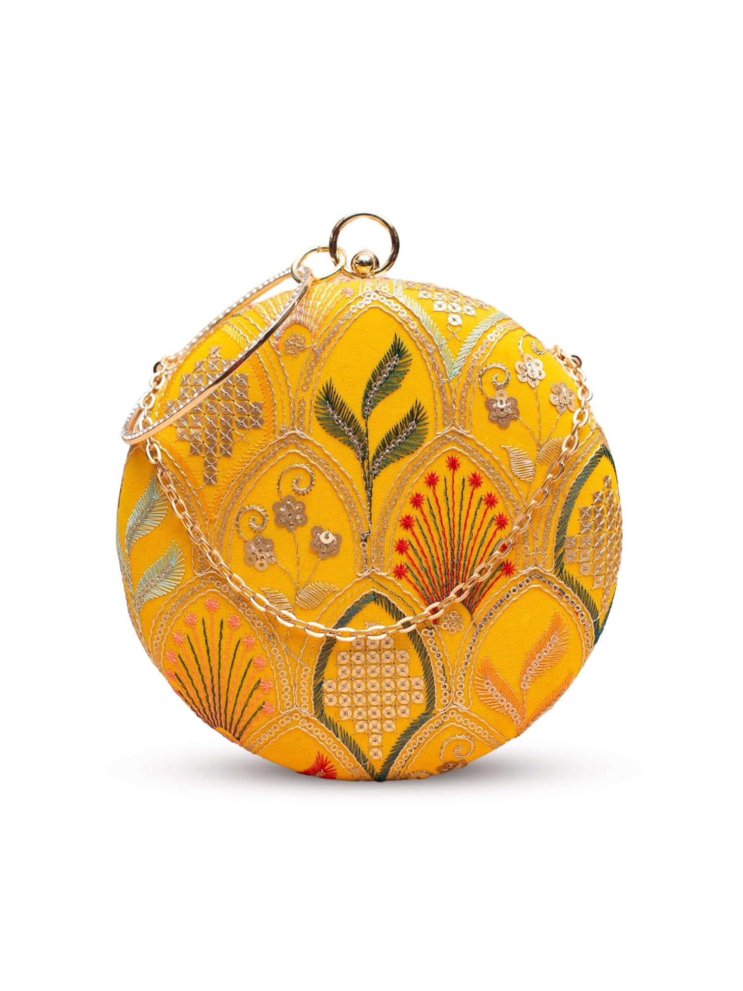 Artklim Yellow with Intricate Arch Motifs