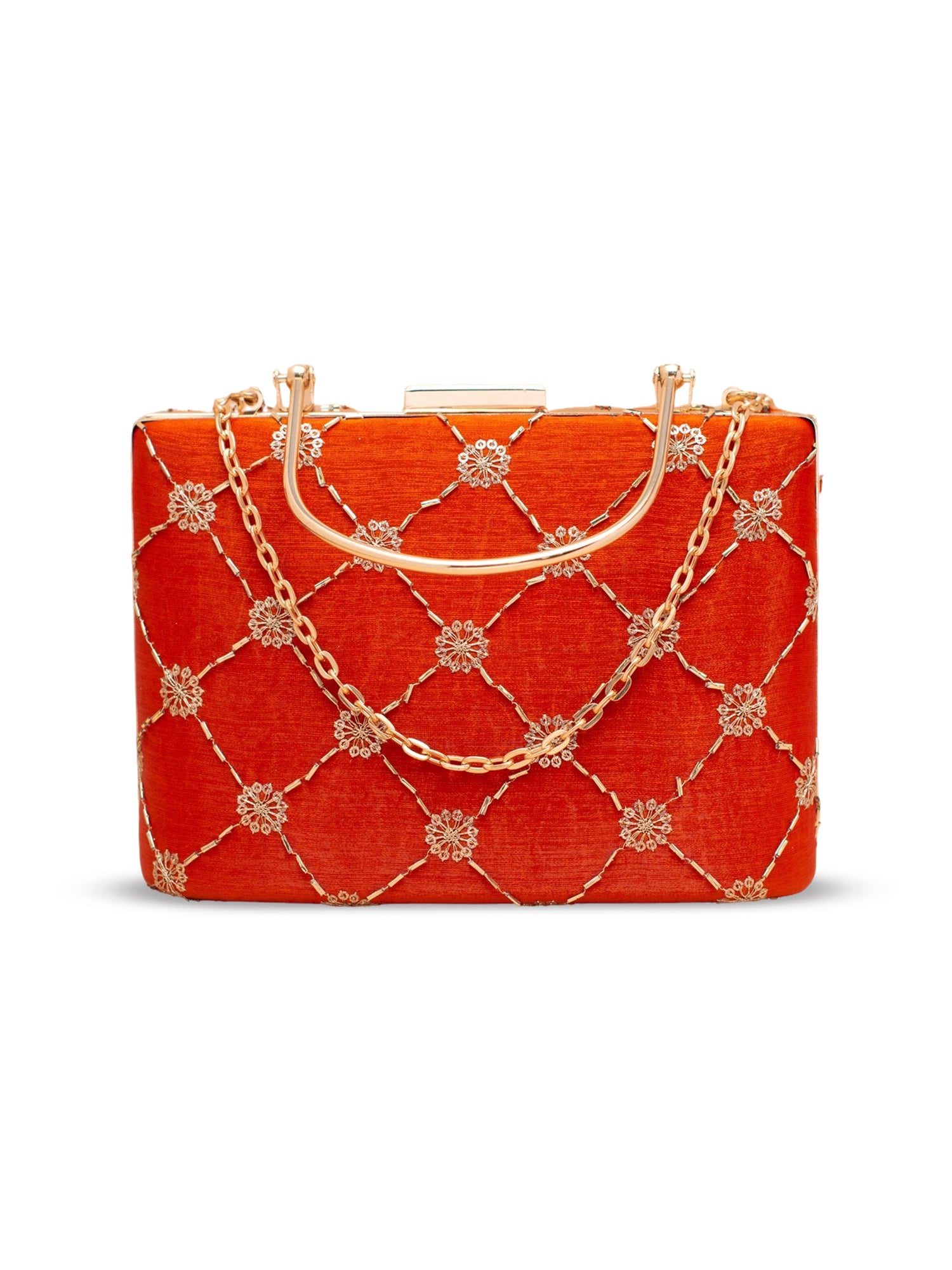 Artklim Crimson Charm Clutch