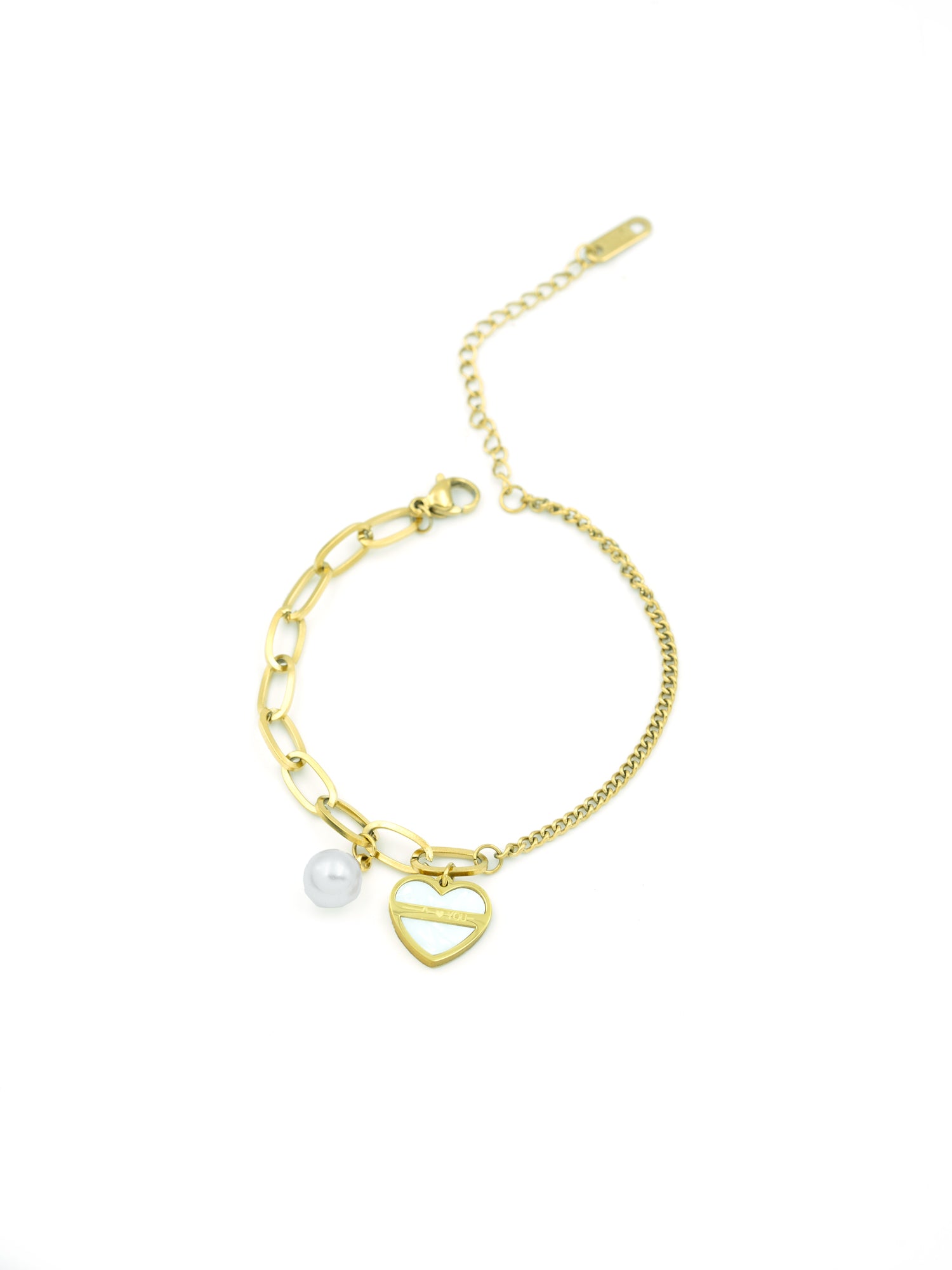 Artklim Gold Heart Bracelet