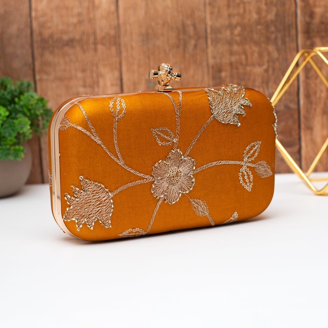 Artklim Royal Golden Blossom  Clutch