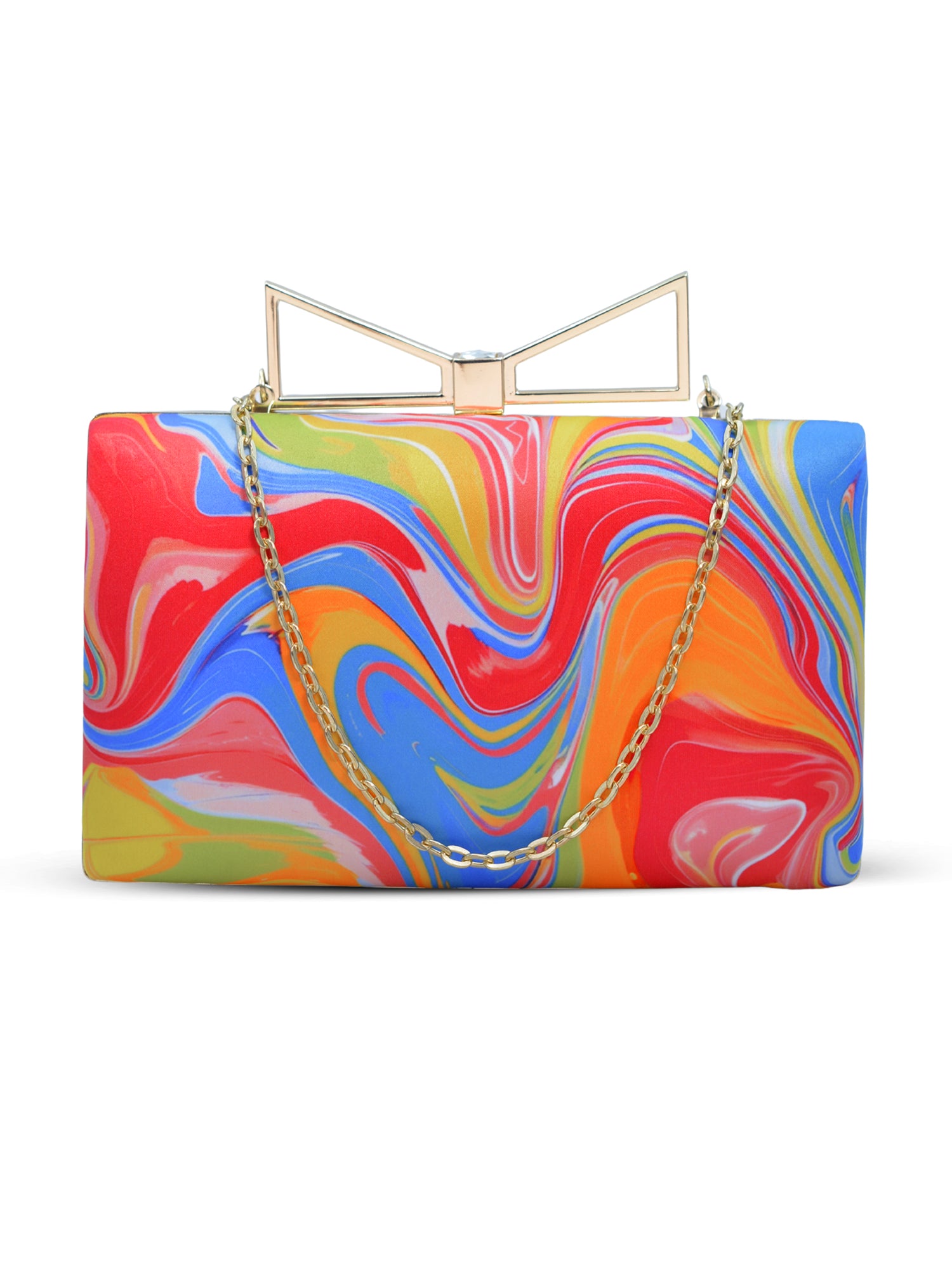 Artklim Color Carnival Printed Clutch