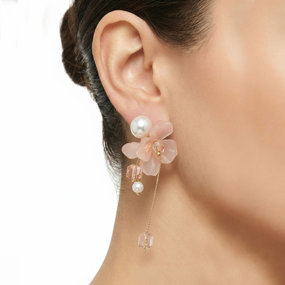 Artklim Anti-Tarnish Gold Plated Long Drop Earrings For Women