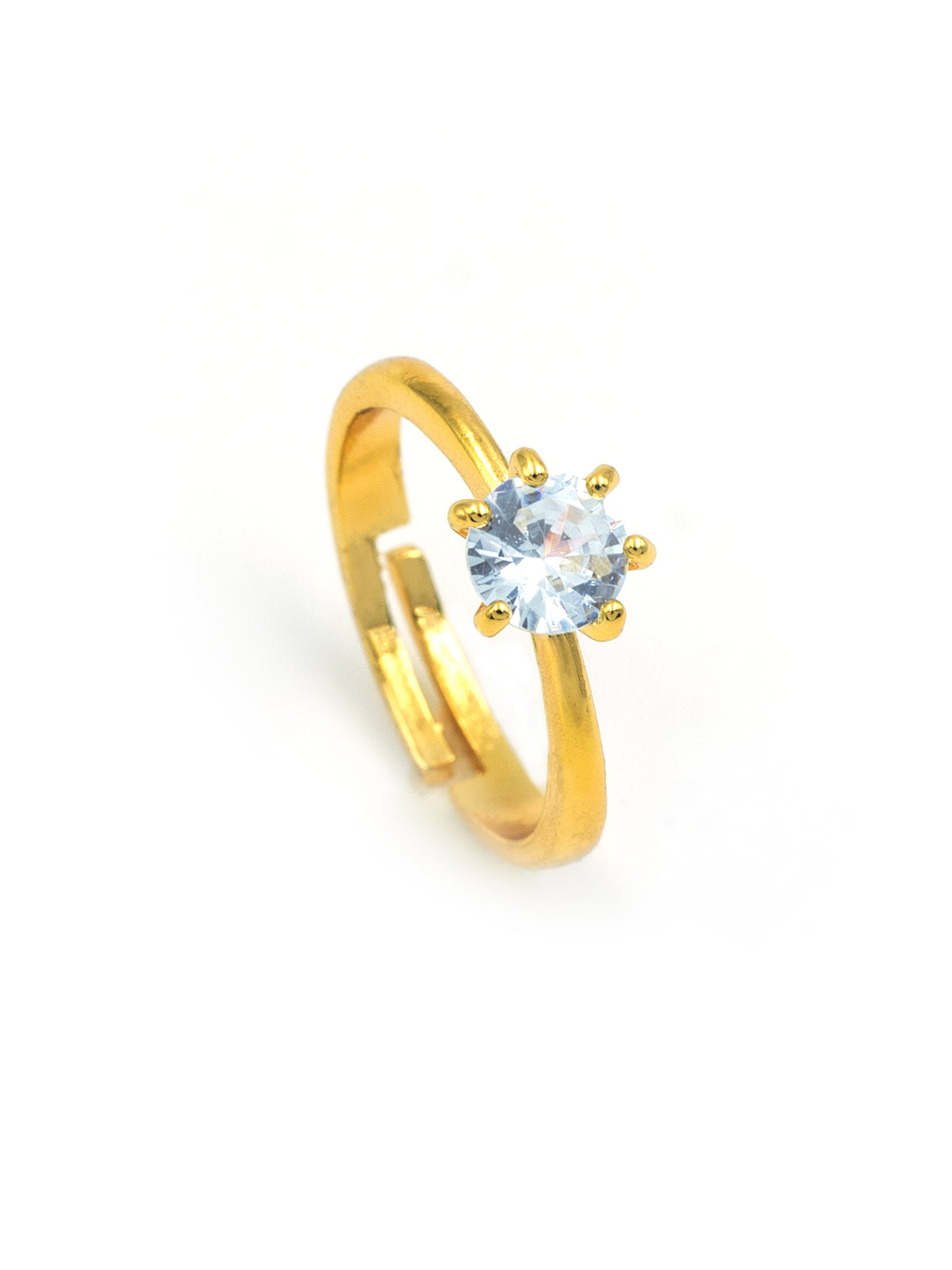 Artklim Gold-Plated Eternal Elegance  Anti Tarnish Ring