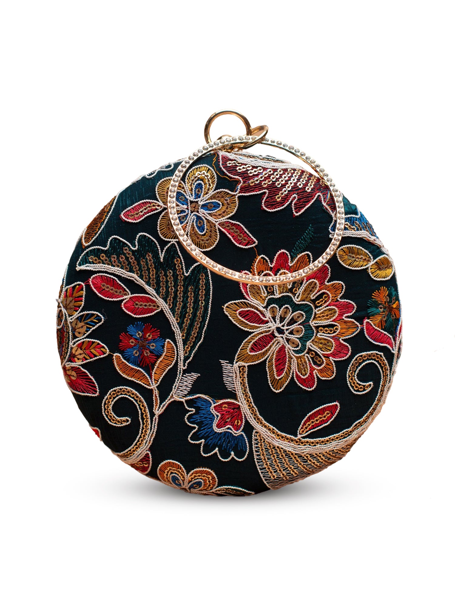 Artklim Royal Bloom Round Clutch