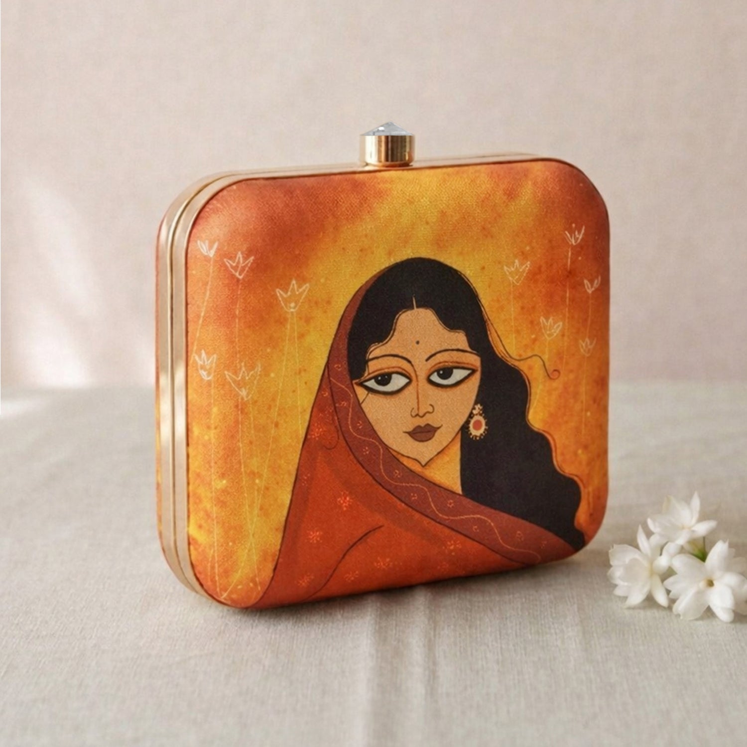 Artklim Eyes of Serenity Printed Clutch
