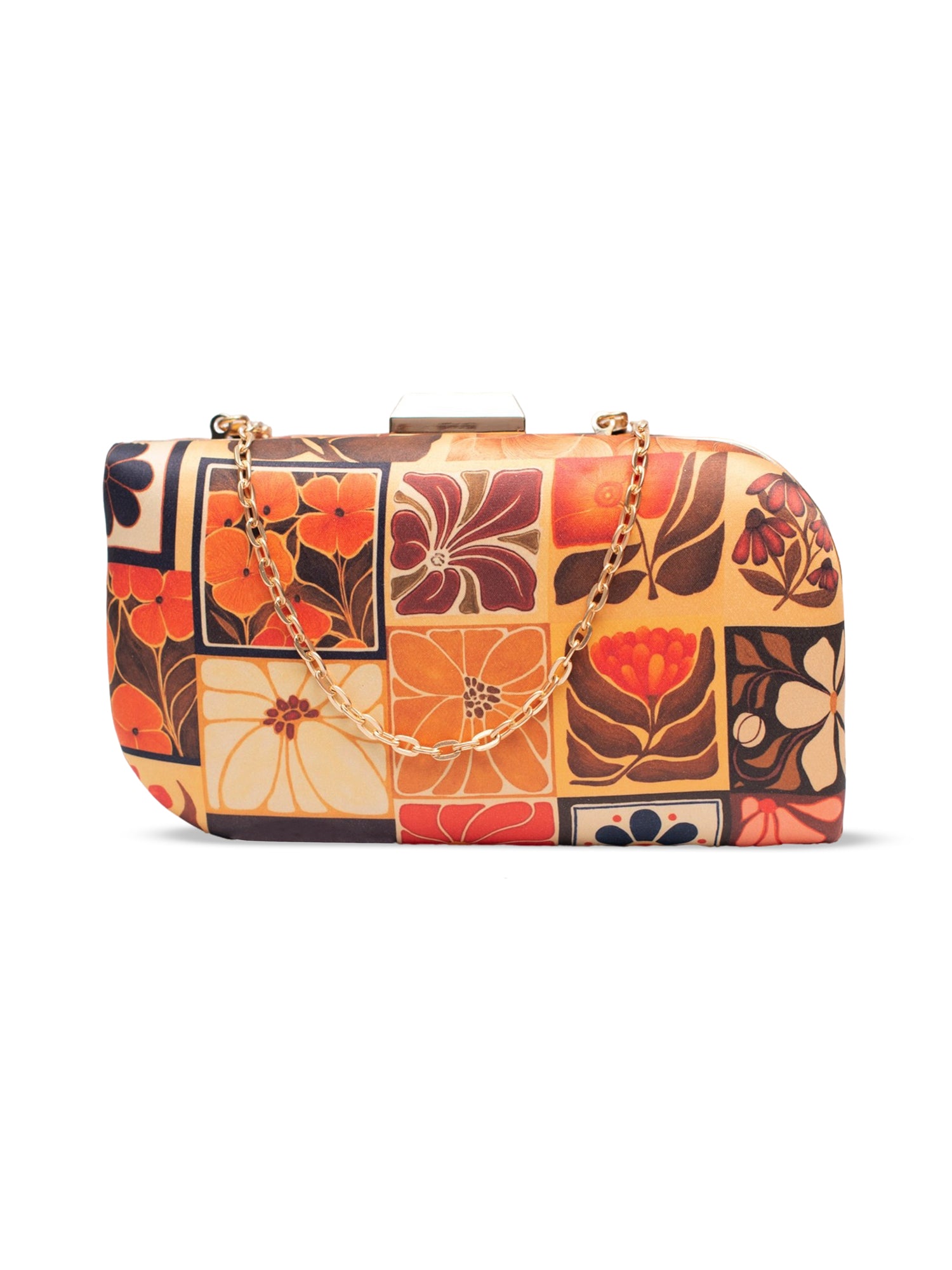 Artklim Kaleido Charm Printed Clutch
