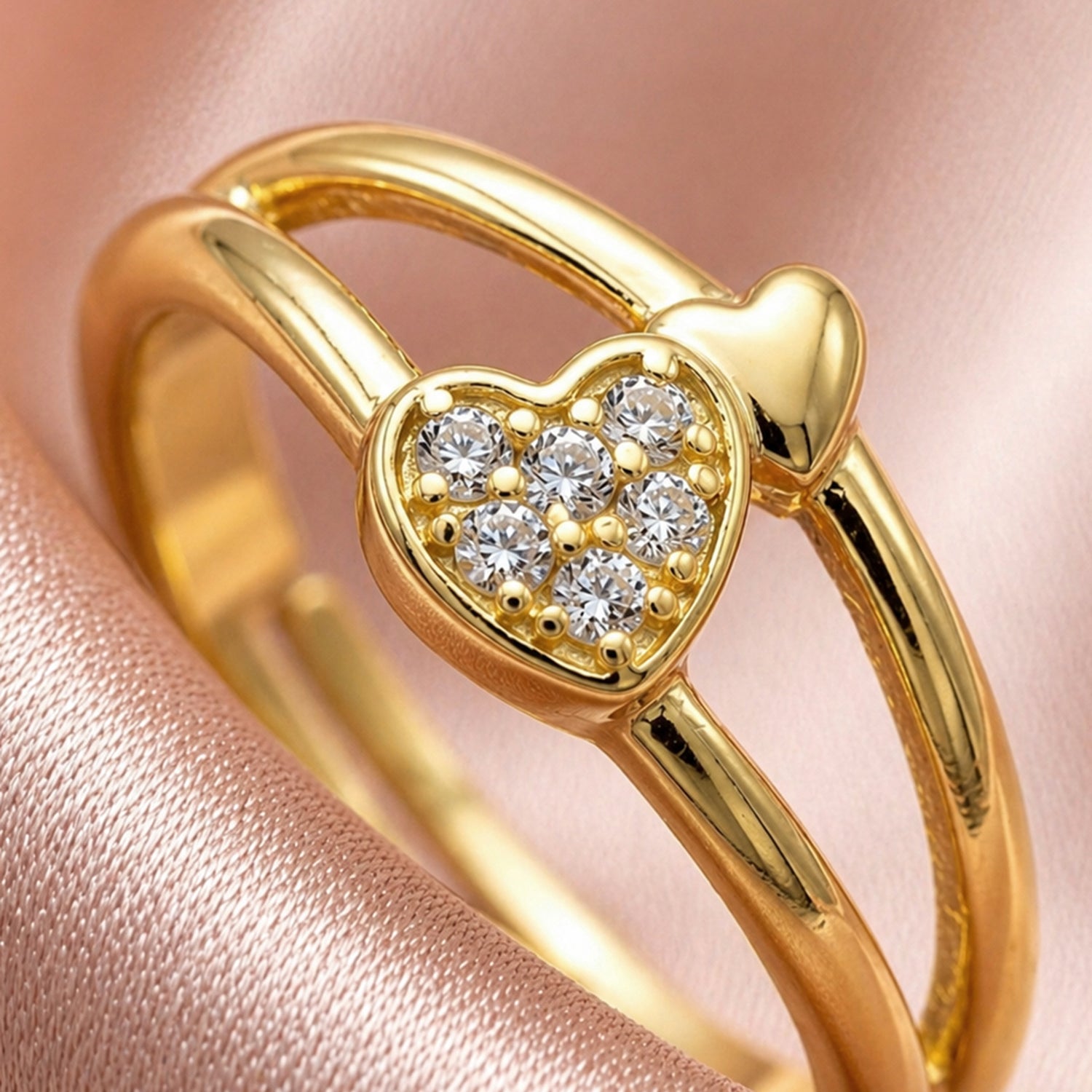 Artklim Modern Sleek Design Gold Anti-Tarnish Ring