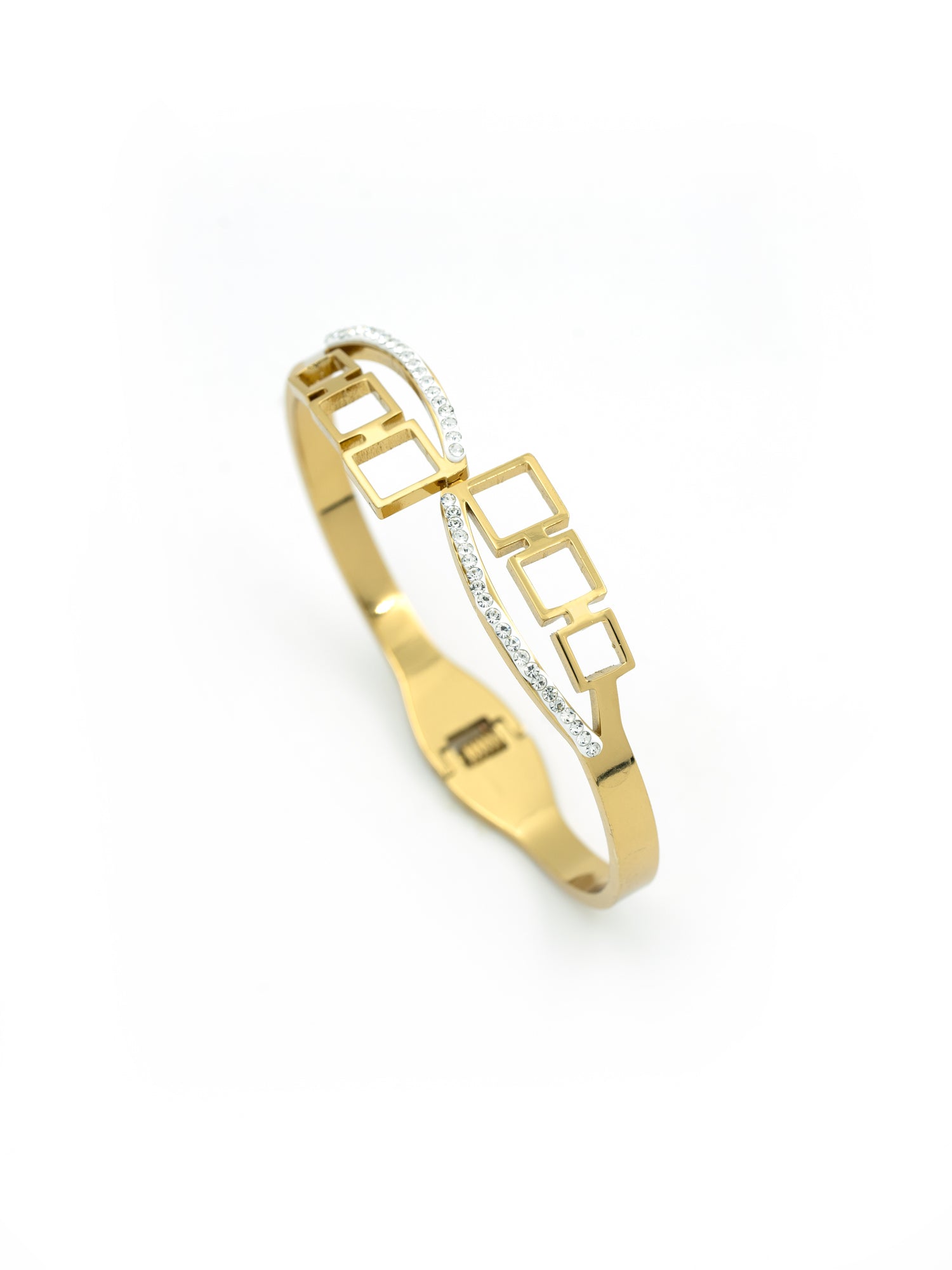 Artklim Gold Plated Geometry Design Anti Tarnish Bracelet