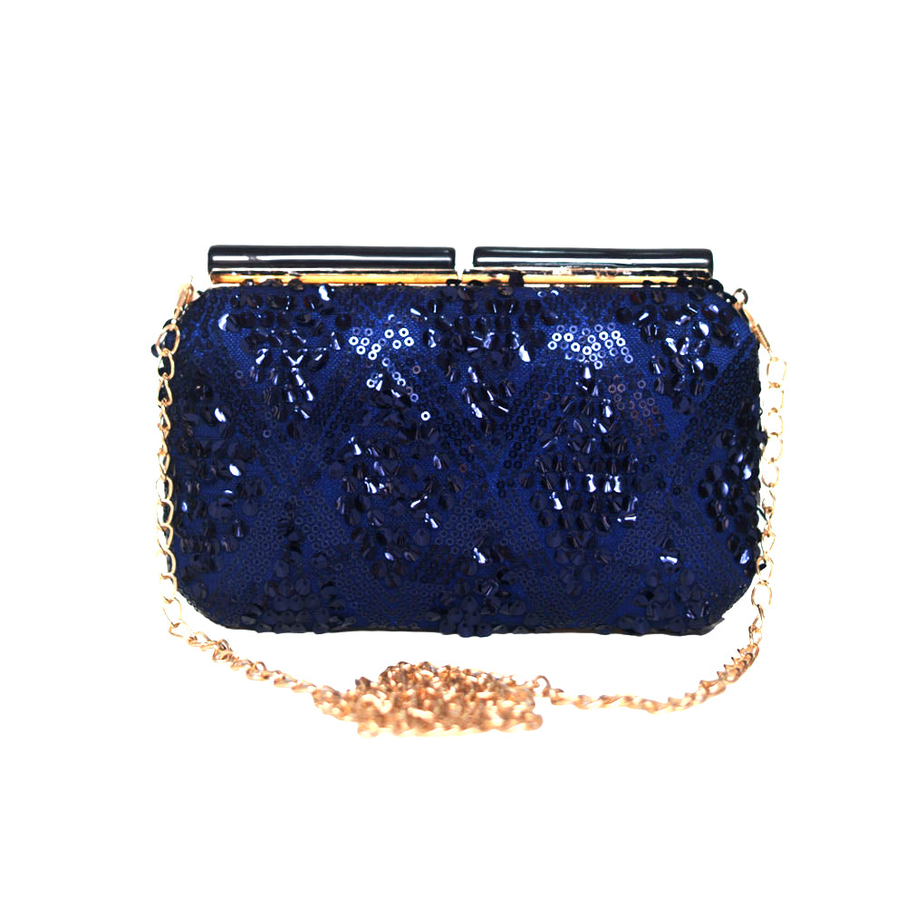 Blue hotsell evening clutch