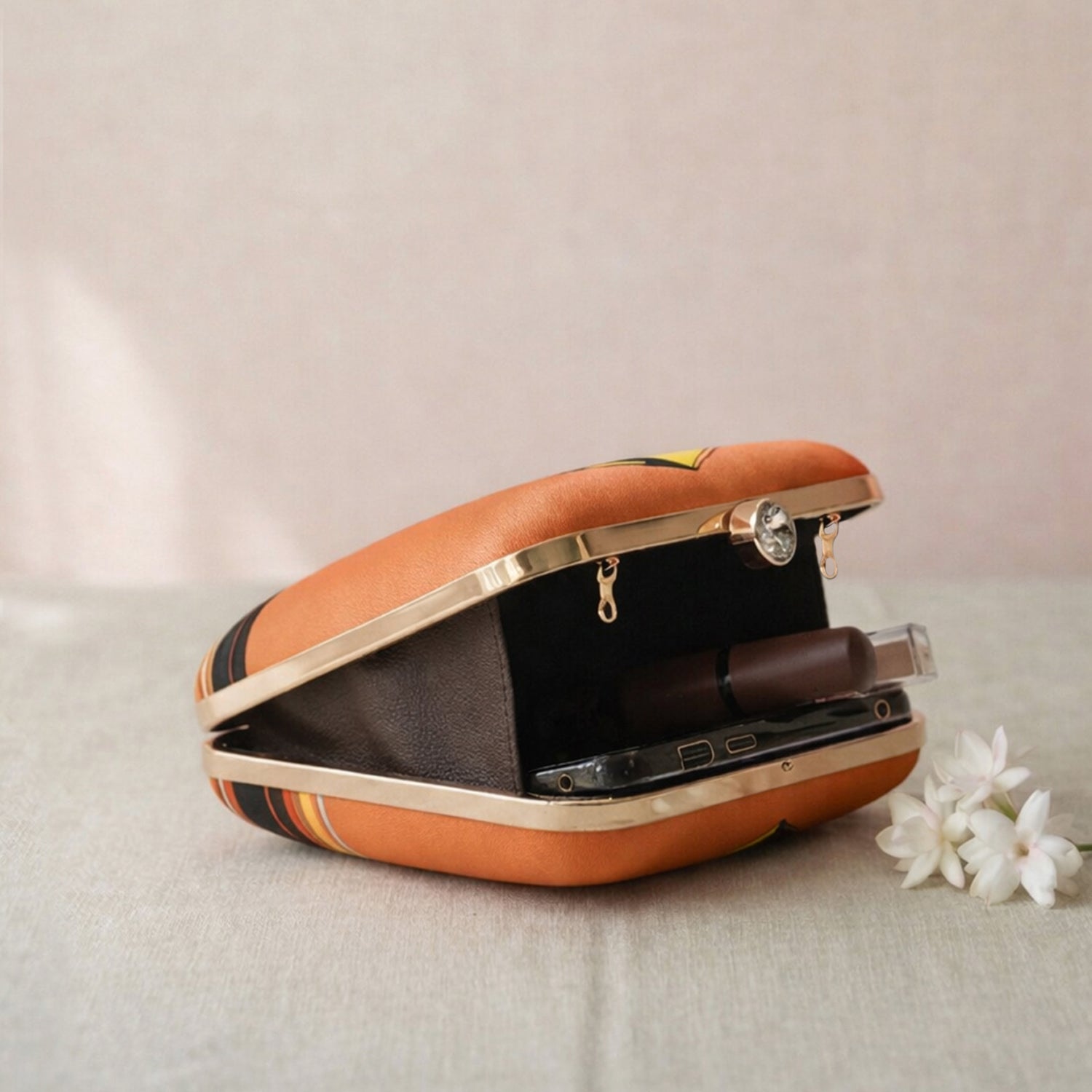 Artklim Whispers by the Window Printed Clutch