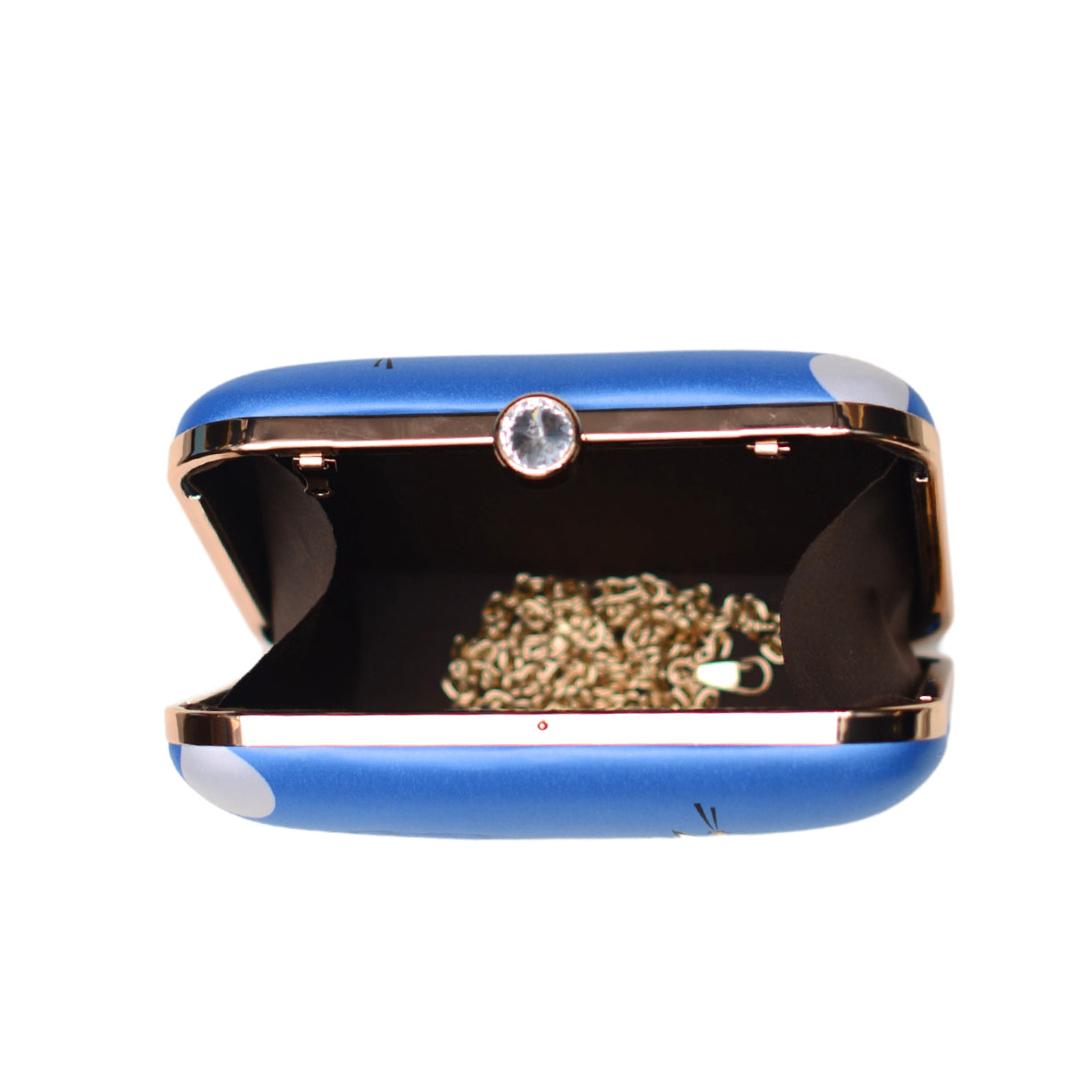 Blue Based Customised Name Clutch