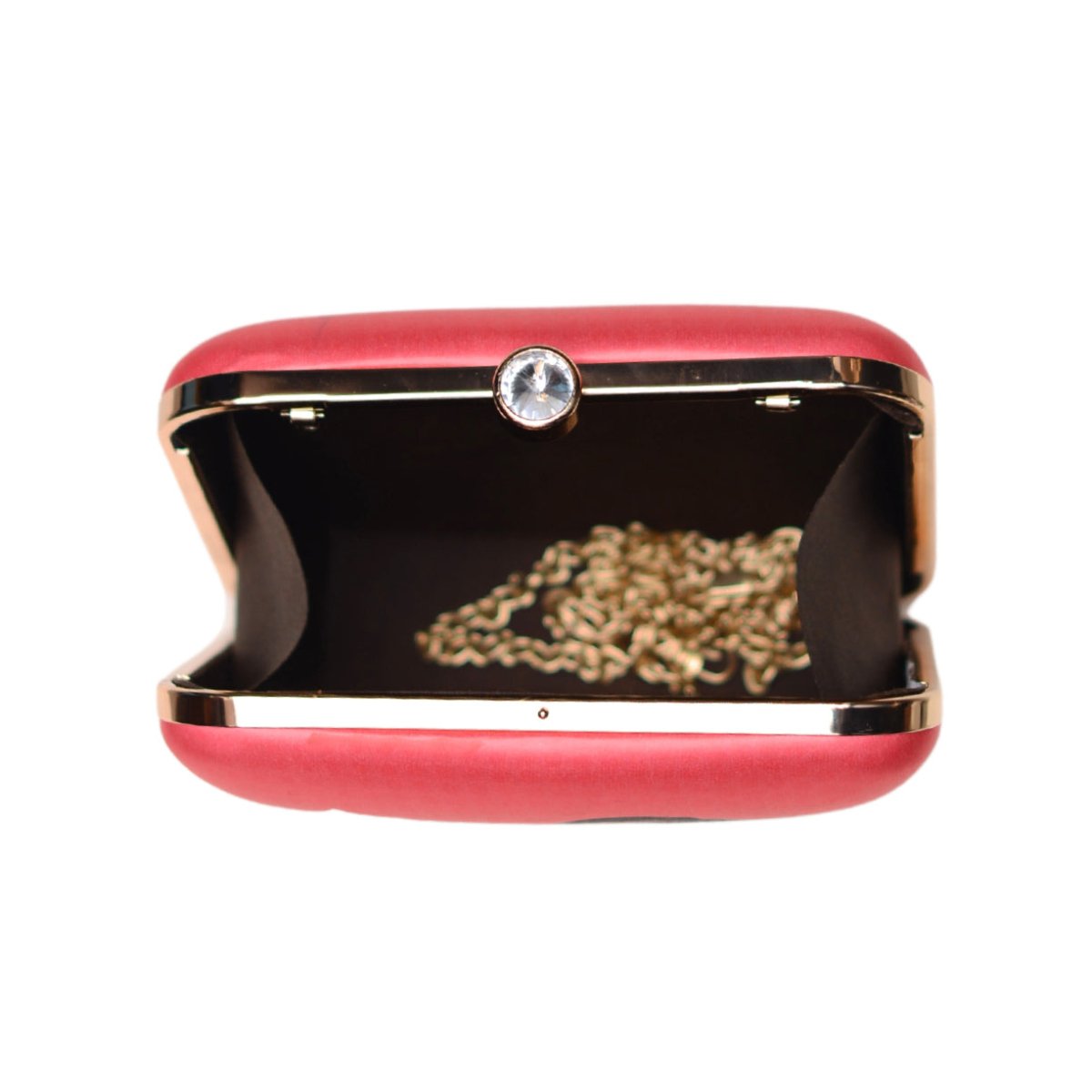 Red Based Customised Name Clutch