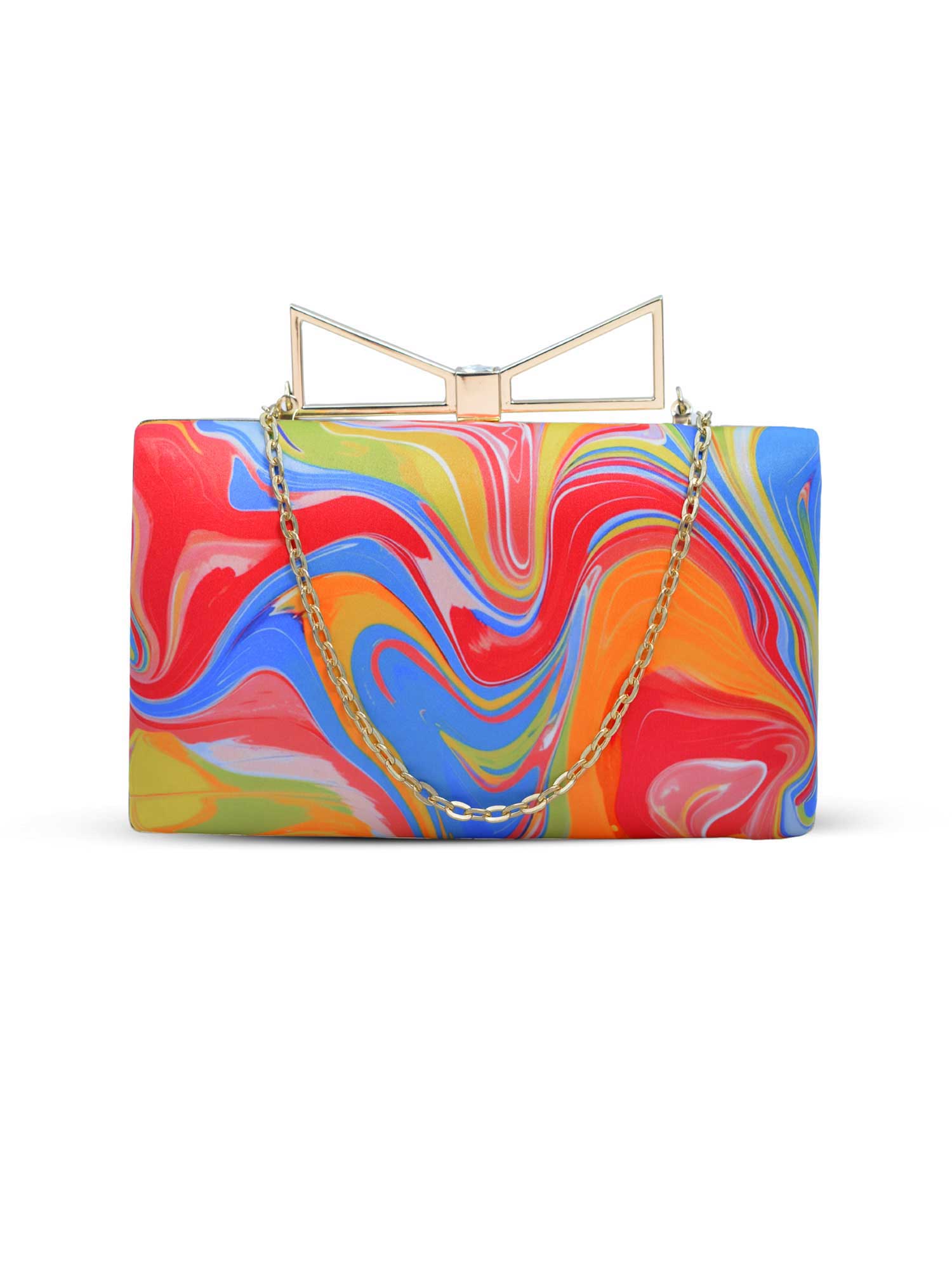 Artklim Color Carnival Printed Clutch