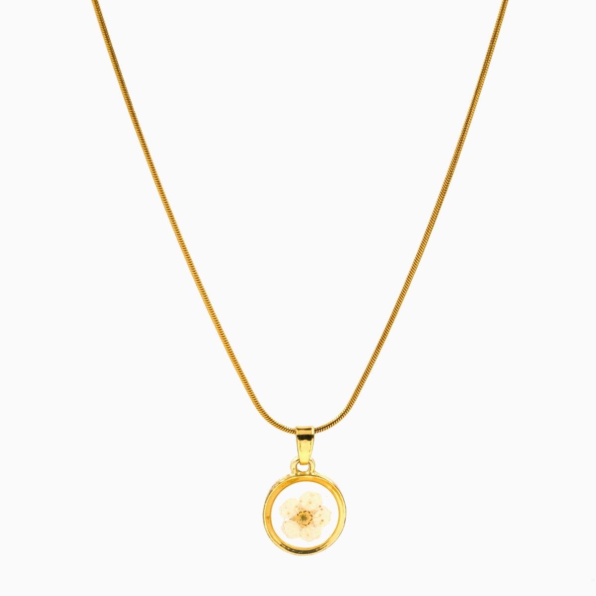 Artklim Gold Plated Clover Leaf Pendant Necklace