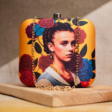 Artklim Millie Bobby Brown Printed Clutch