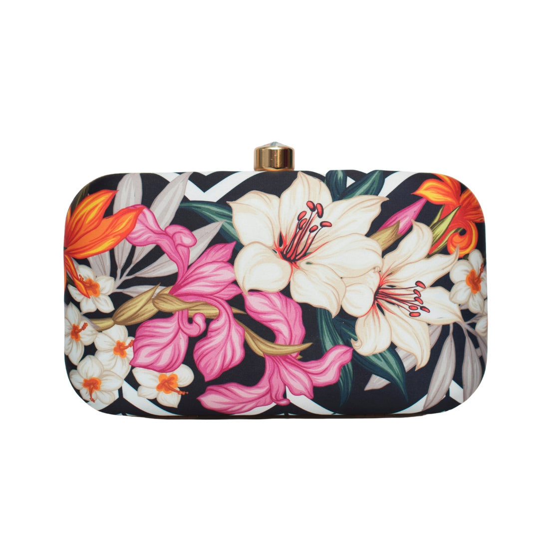 Blossomy Printed Clutch