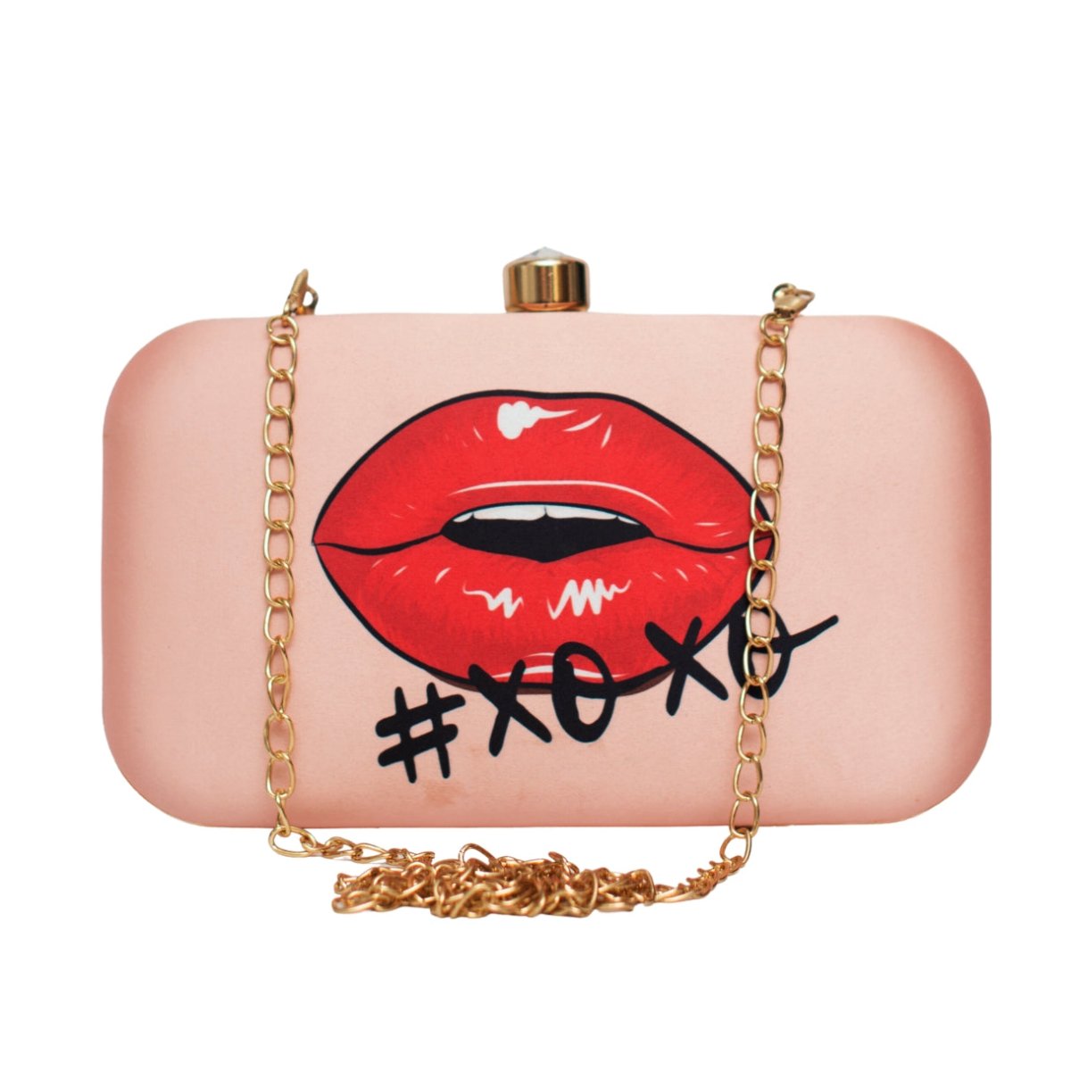 Xoxo Printed Clutch