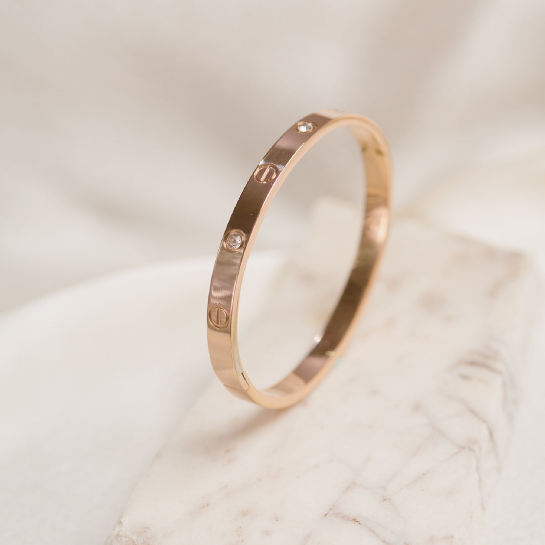 Artklim Rose Gold Bangle Bracelet