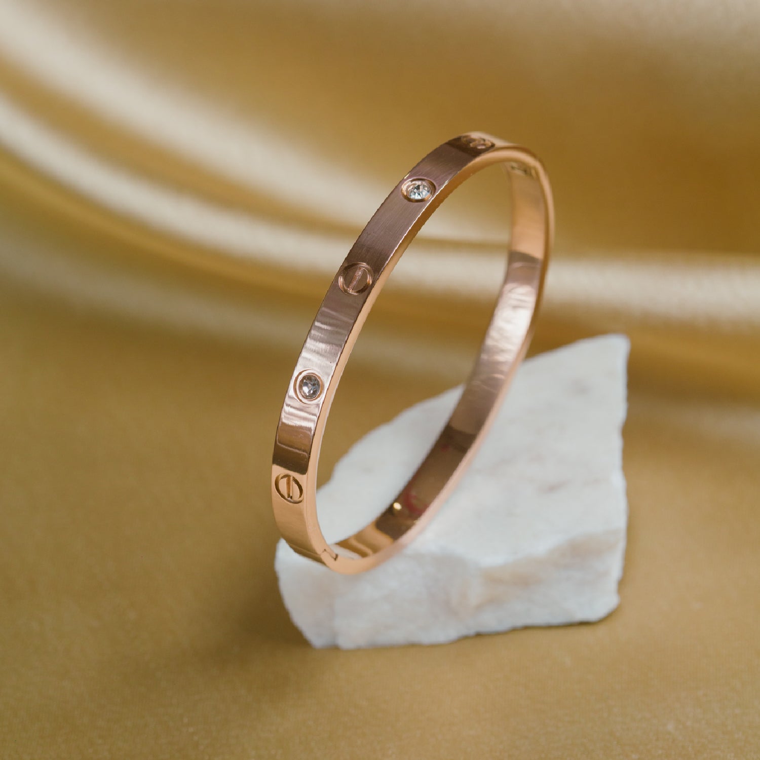 Artklim Rose Gold Bangle Bracelet