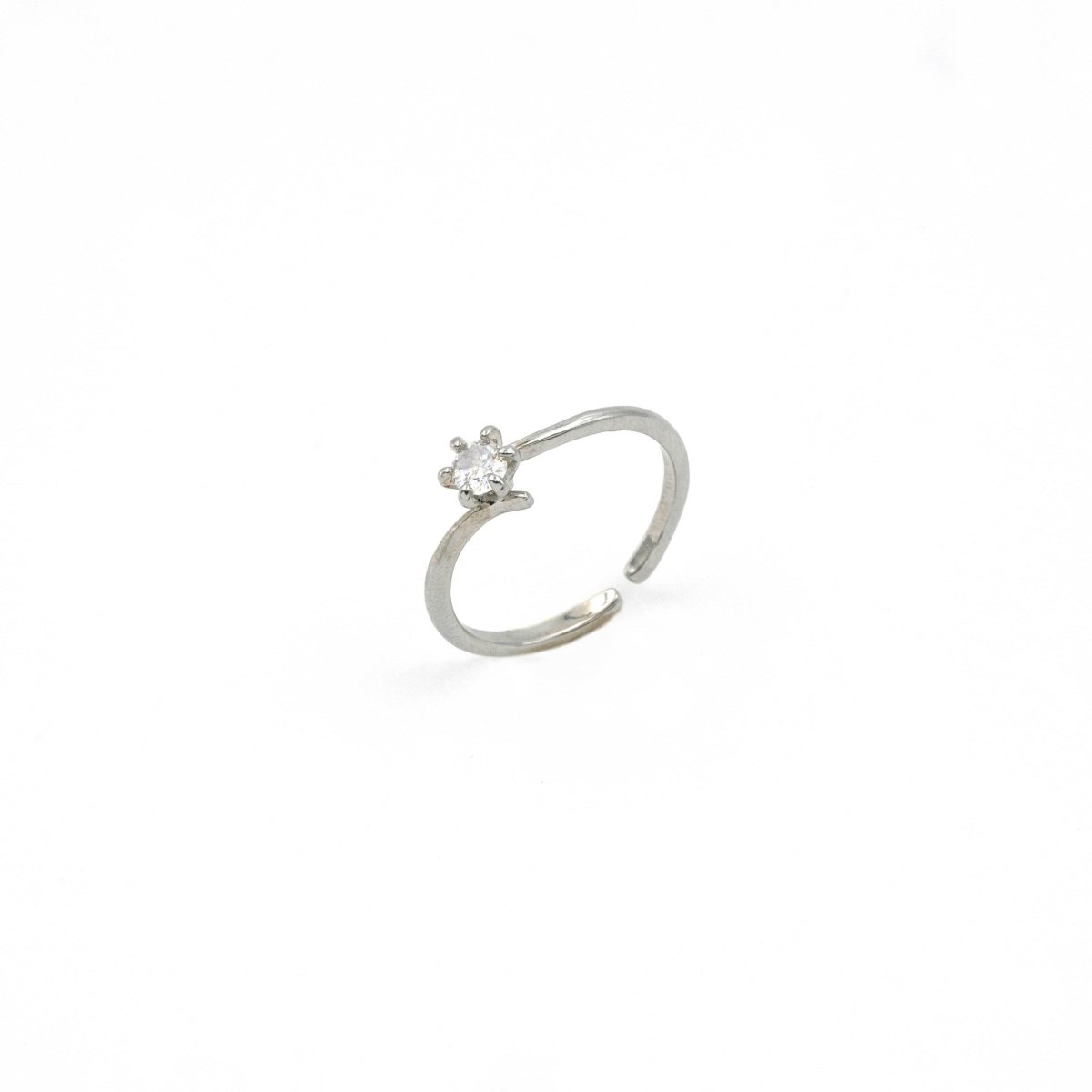 Artklim Gold Plated Solitaire Designer Ring