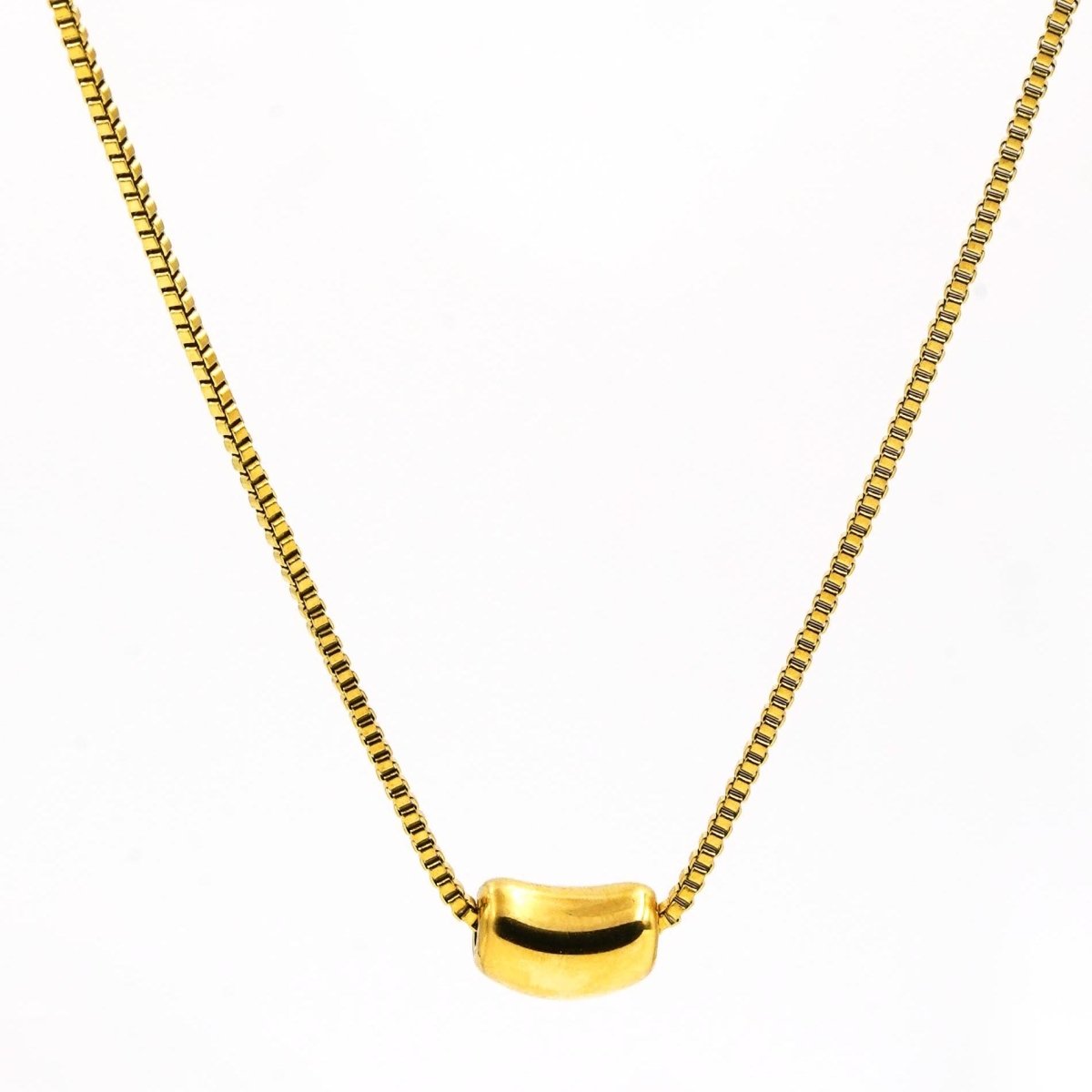 Artklim Gold Plated Minimalistic Designer Pendant Necklace