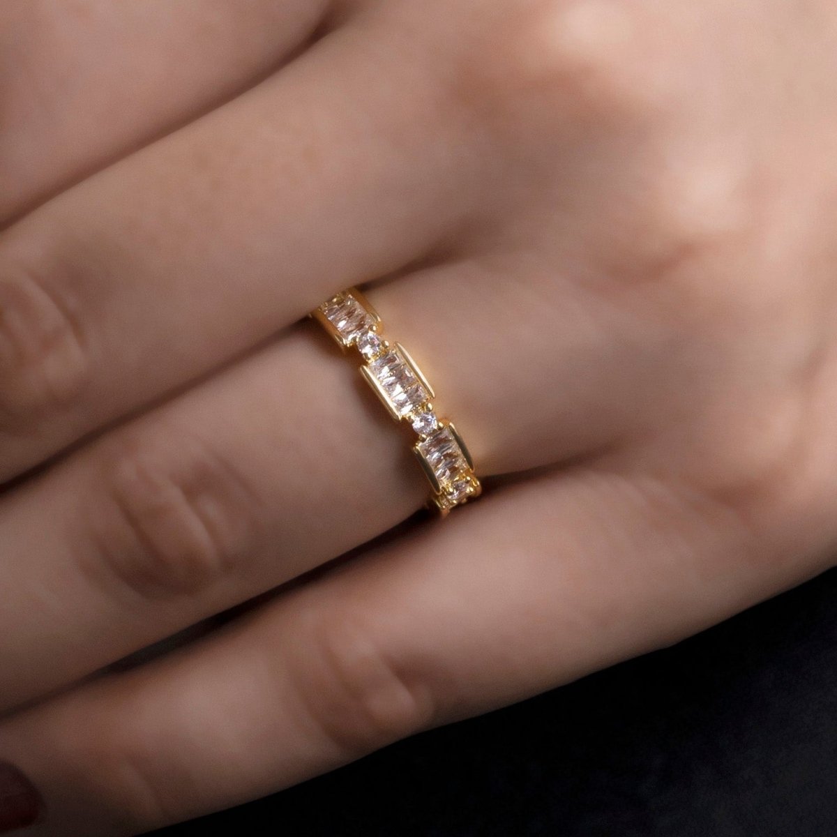 Artklim Gold Plated Eternity Ring
