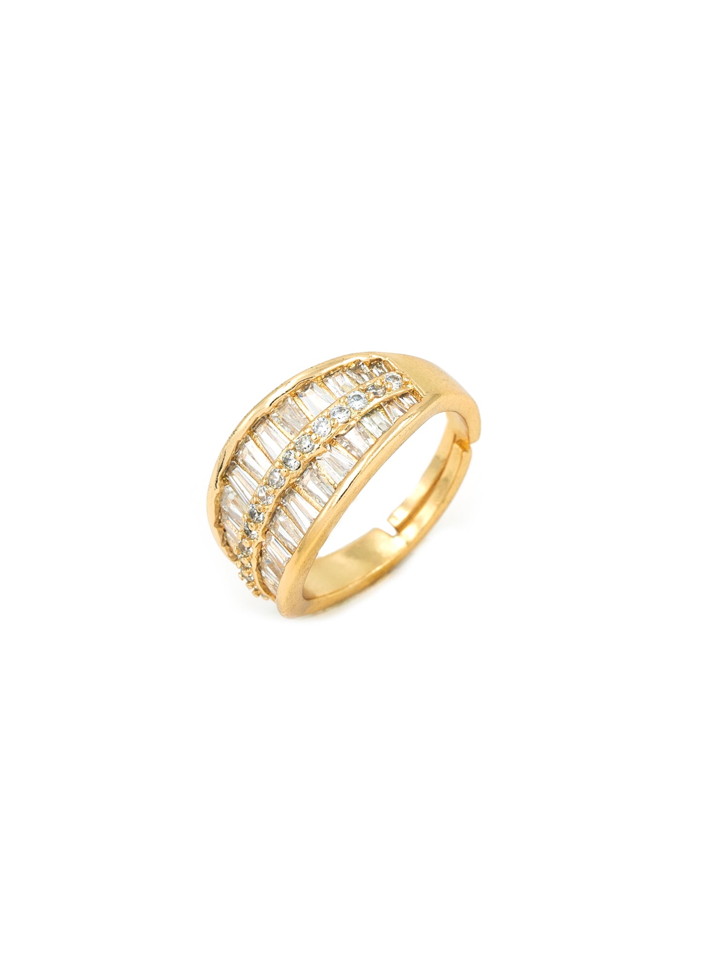 Artklim Gold-Plated Classic Band Anti-Tarnish Ring