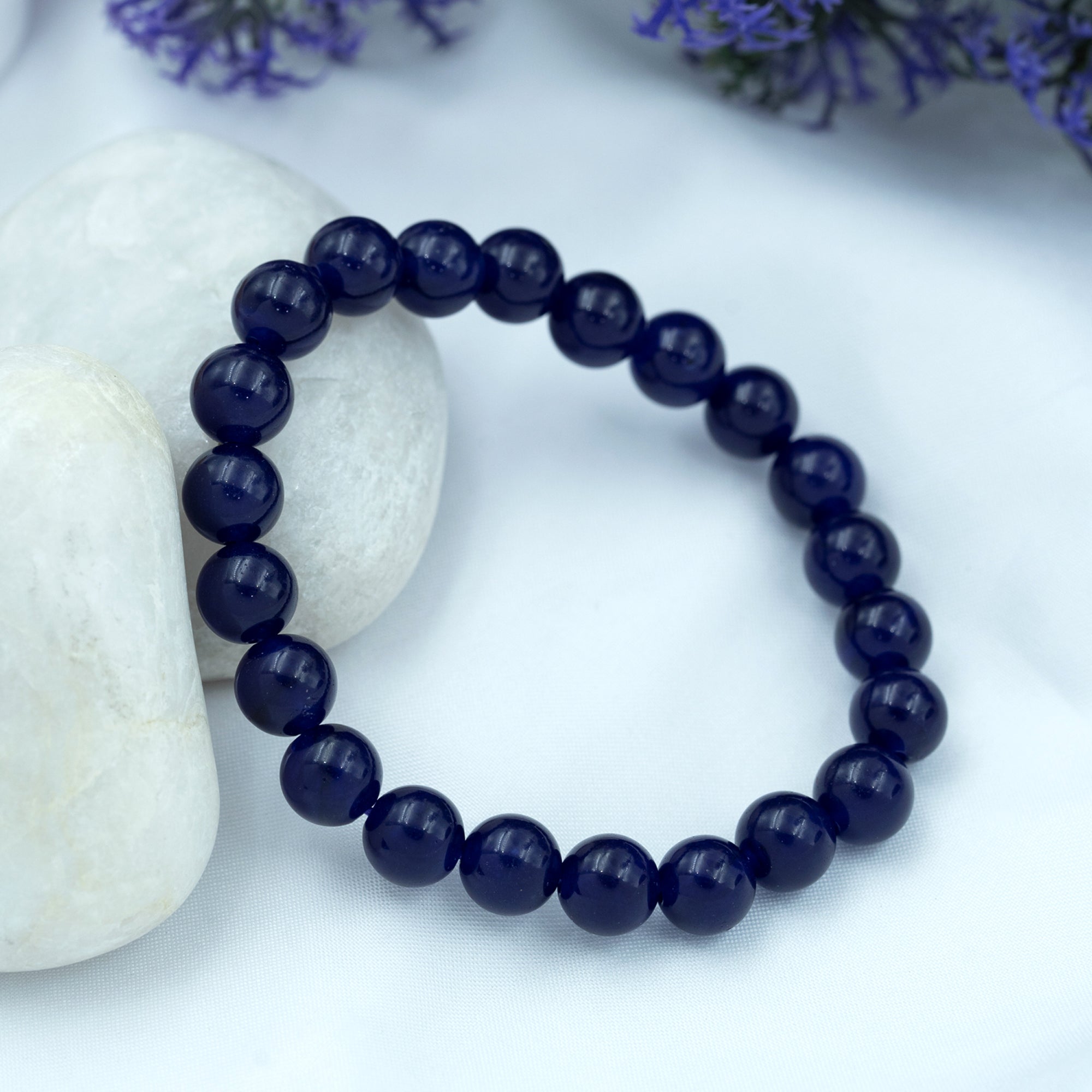 Natural Amethyst Gemstone Beaded Bracelets