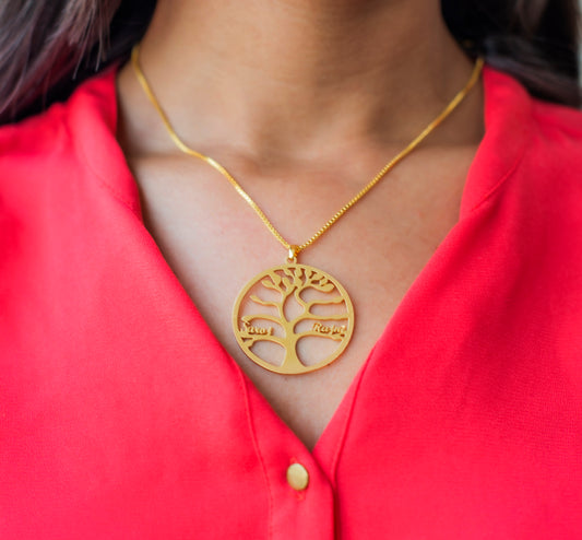 Tree Of Life Customized Pendant With Name