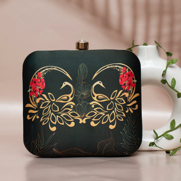 Decorative Printed Clutch