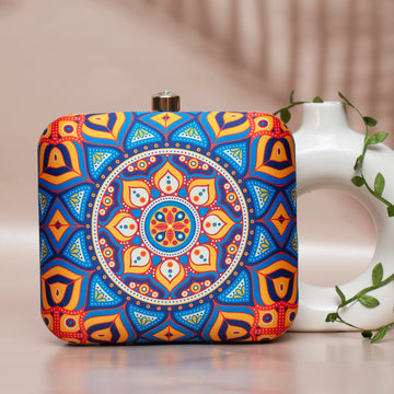 Aesthetic Symmetrical Mandala Clutch