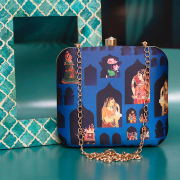 Mughal Women Printed Clutch