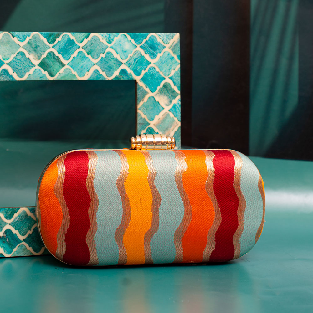 Artklim Funky Multi-Color Clutch