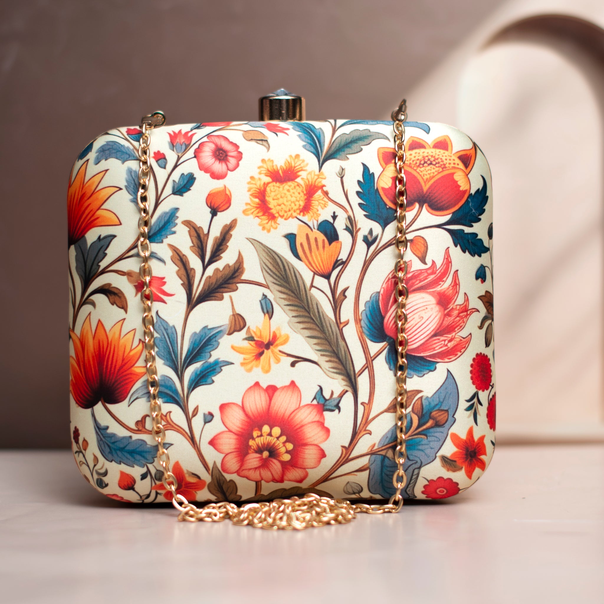 Artklim Floral Printed Clutch