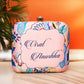 Light Pink Printed Customized Clutch