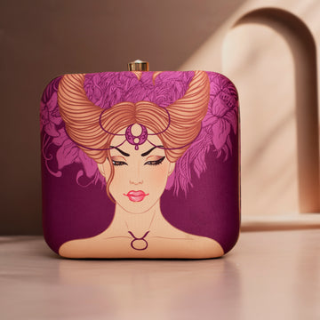 Taurus Sun Sign Customized Clutch