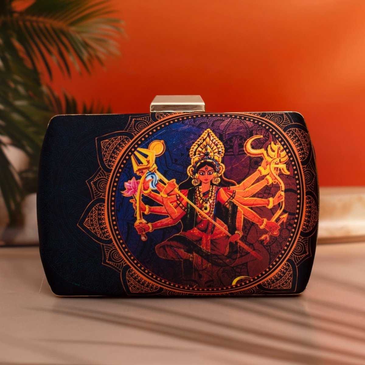 Artklim Durga Printed Clutch