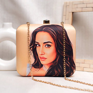 Portrait Caricature Personalised Clutch