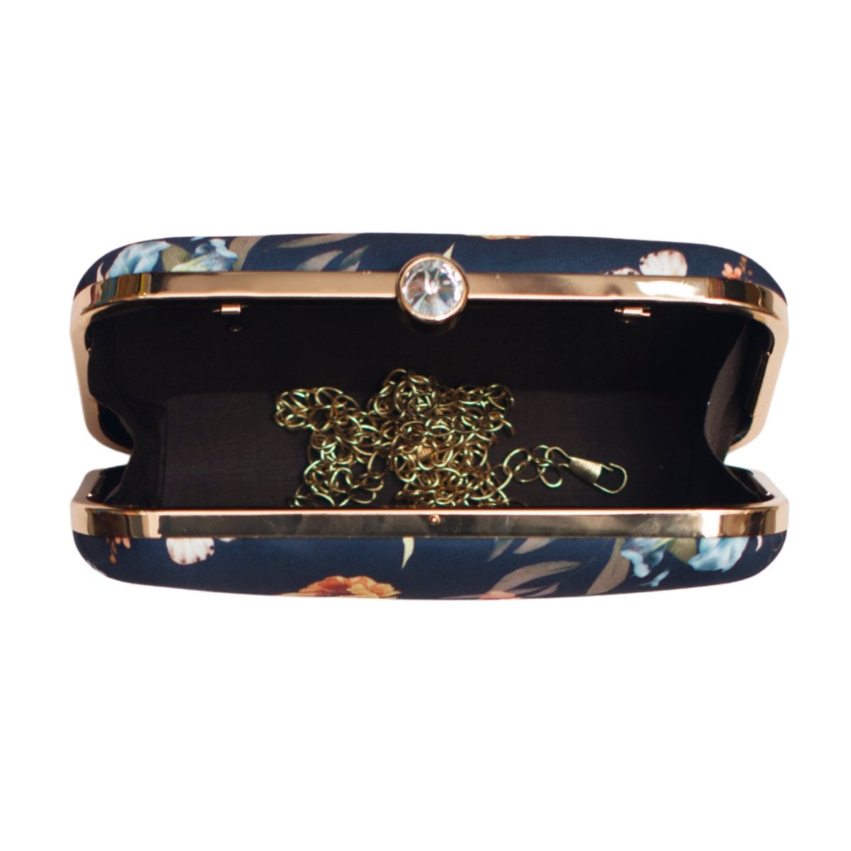 Blooming Printed Clutch