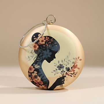 Artklim Blooming Grace Round Clutch